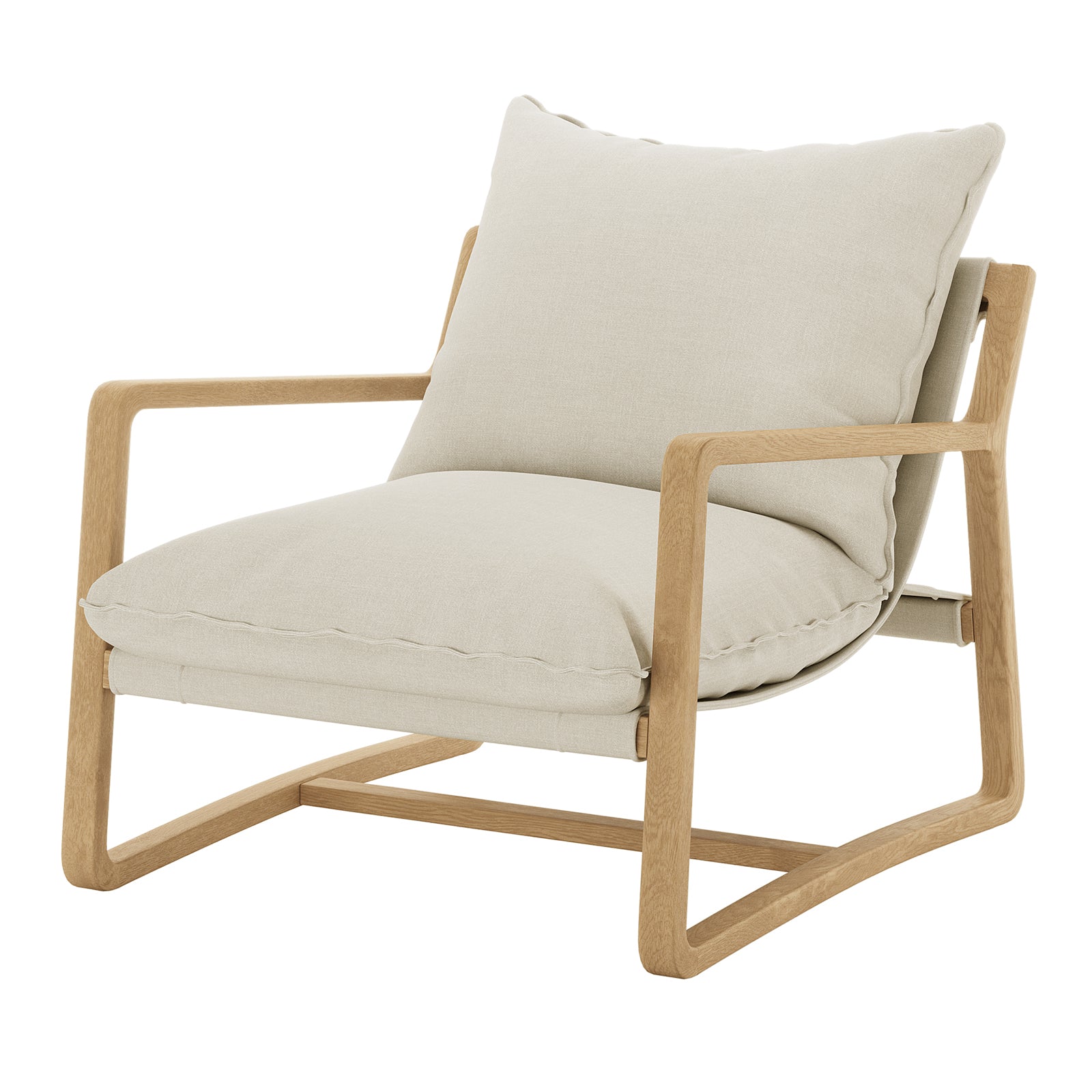 Tilly Linen Hardwood Sling Accent Chair in Naturaltilly-linen-hardwood-sling-accent-chair-in-natural