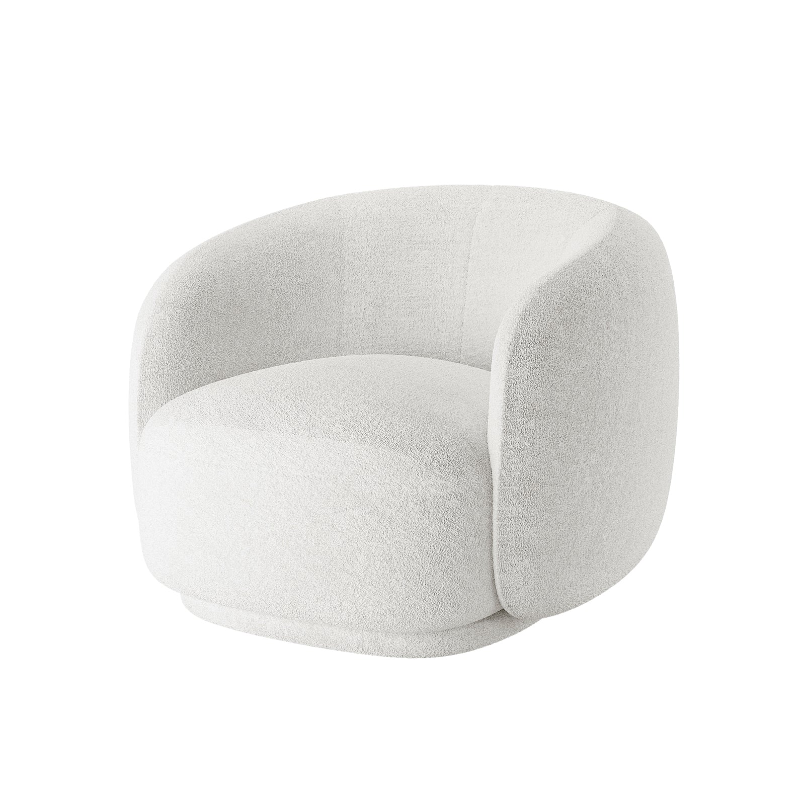 Janelle Boucle Curved Accent Chair in Whitejanelle-boucle-curved-accent-chair-cream-white