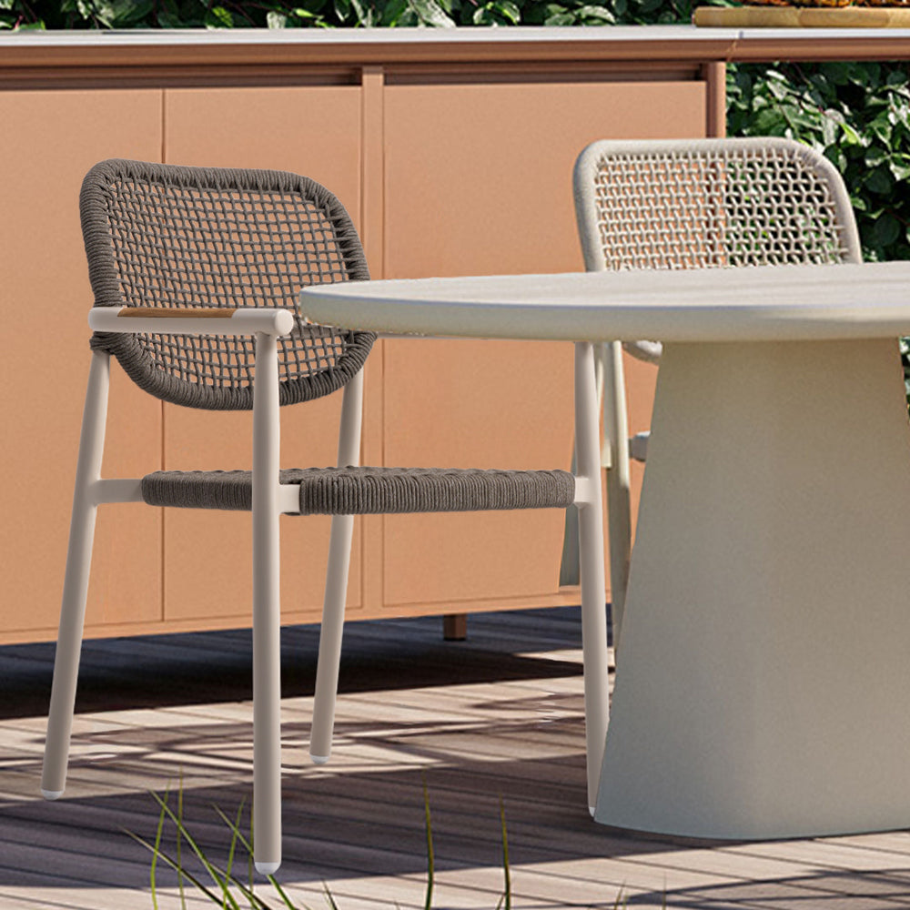 Pre-order 35 Days Delivery 2004 DINING ARMCHAIR W/ROPE- AC2004B04ROP